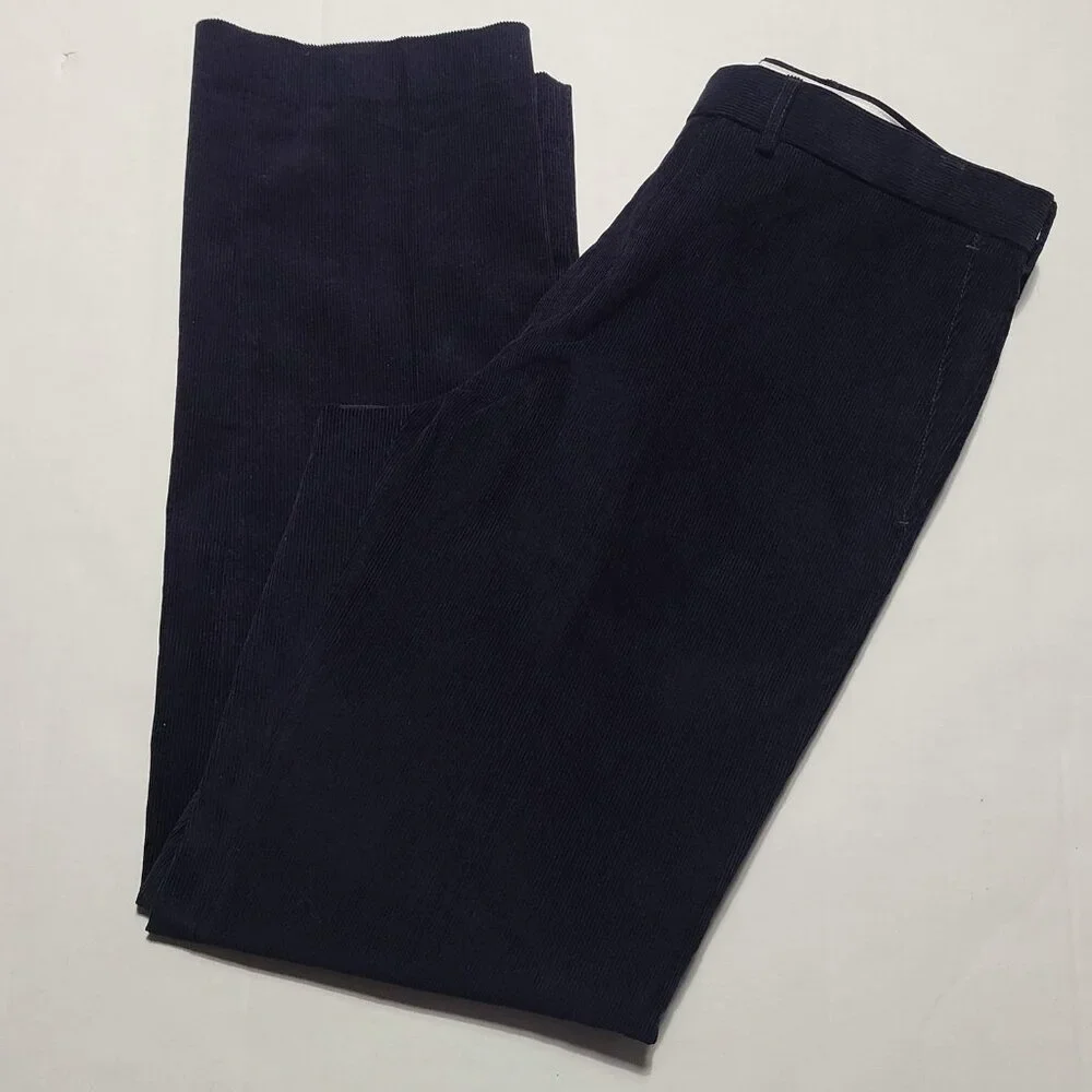 Lauren Ralph Lauren Fine Wale Corduroy Pants Mens 33W x 32L Navy